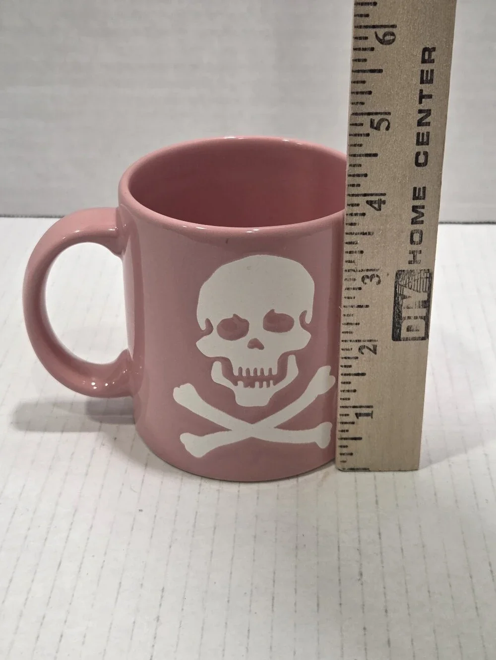 Waechtersbach Germany Pink Skull Crossbones Ceramic Mug